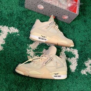 Off-White x Wmns Air Jordan 4 SP ' Sail '
